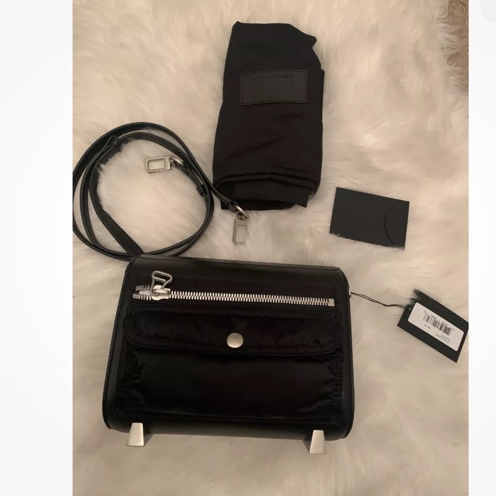 NWT Alexander Wang Chastity Bag Sling Bag Black Leather Shoulder Bag RARE NWT